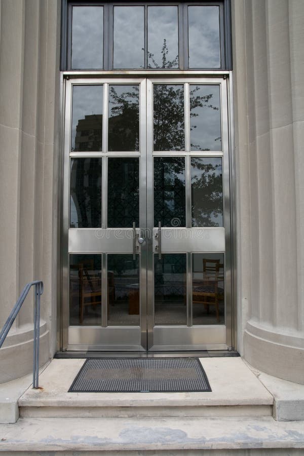 Office Building Doors royalty free stock photo